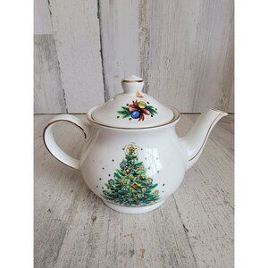 Sadler England Salem Christmas vintage teapot kitchen xmas